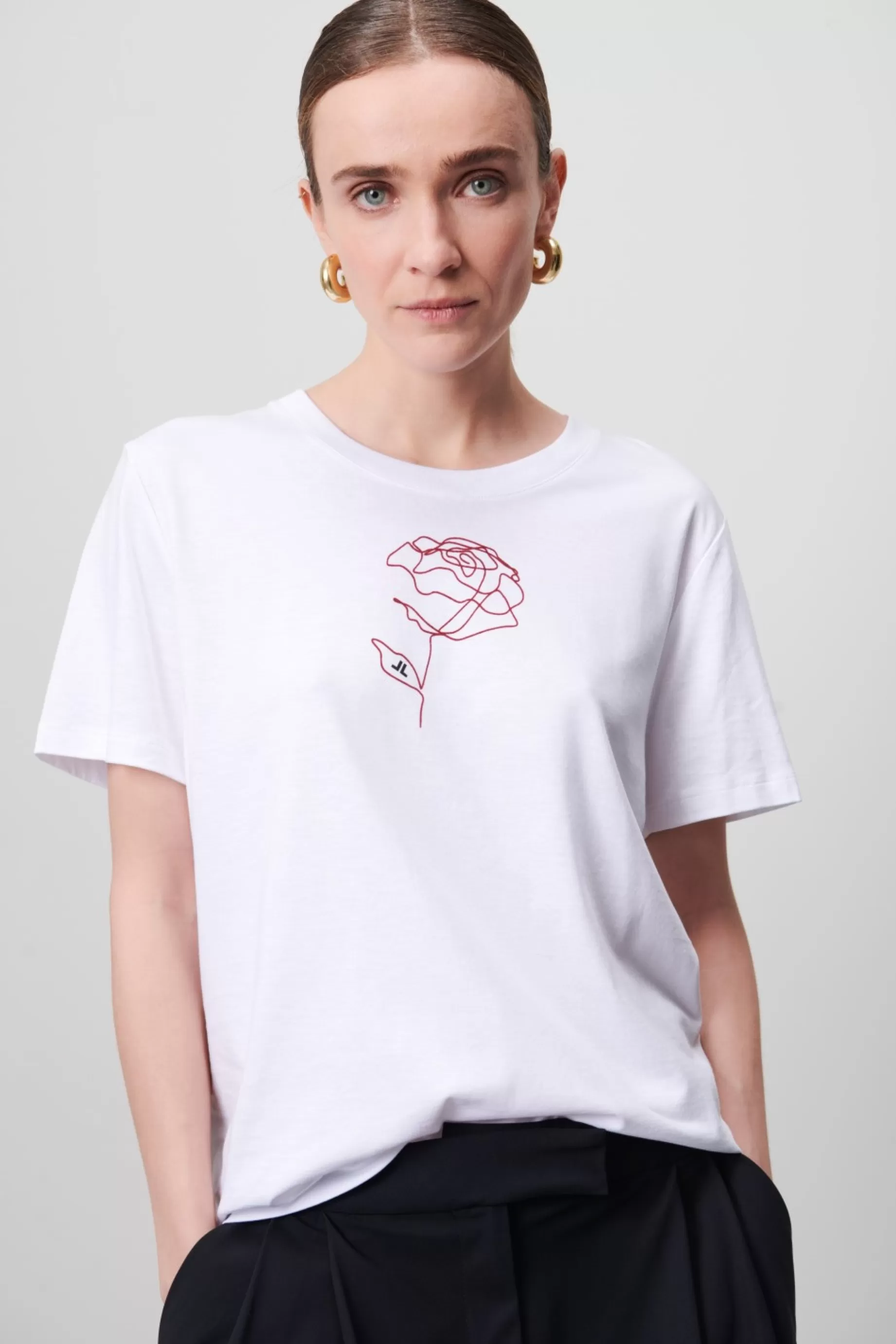 New T-Shirt Ninja Rose Frau Tops